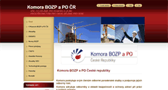 Desktop Screenshot of komora-bozp-po.cz