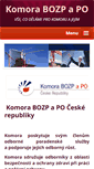 Mobile Screenshot of komora-bozp-po.cz
